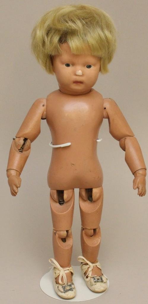 11" SCHOENHUT MODEL NO. 107 TODDLER DOLL. (1 of 5)