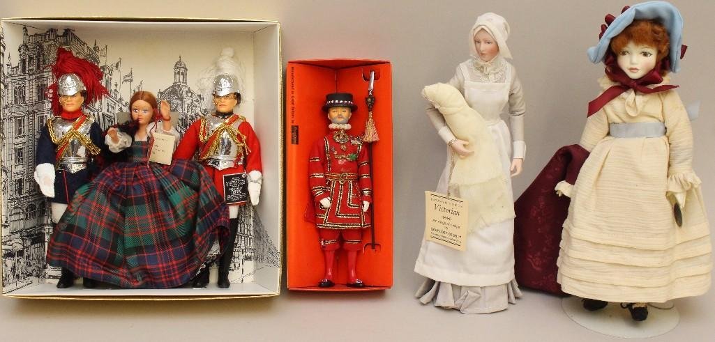 LOT OF DOLLS MADE IN ENGLAND: NISBET, ROYAL DOULTON, (1 of 2)