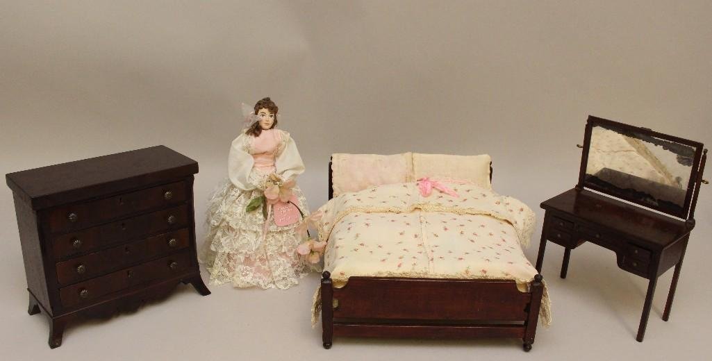 LOT: (3) PCS. ANTIQUE HANDMADE FURNITURE, PAT YOUNG (1 of 1)