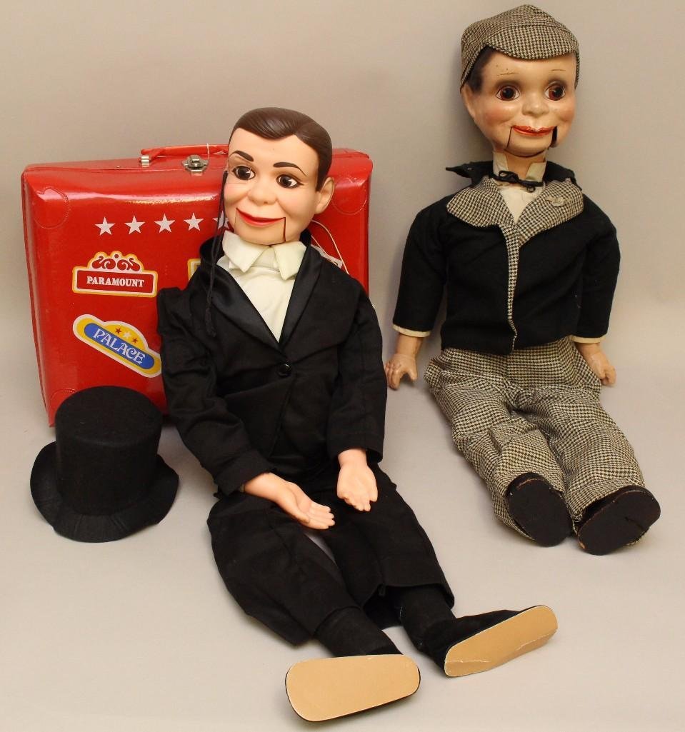 PAIR OF ALL ORIGINAL VENTRILOQUIST DOLLS: 31" (1 of 3)