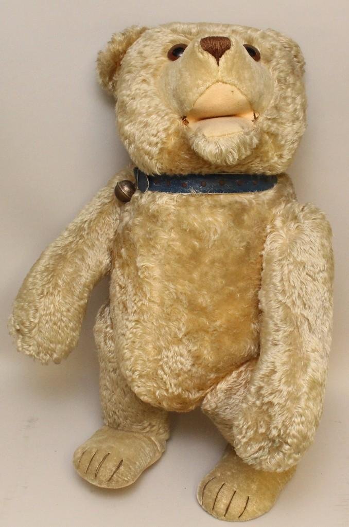 36" ALL ORIGINAL 1950's MARKED STEIFF MOHAIR STANDING (1 of 9)