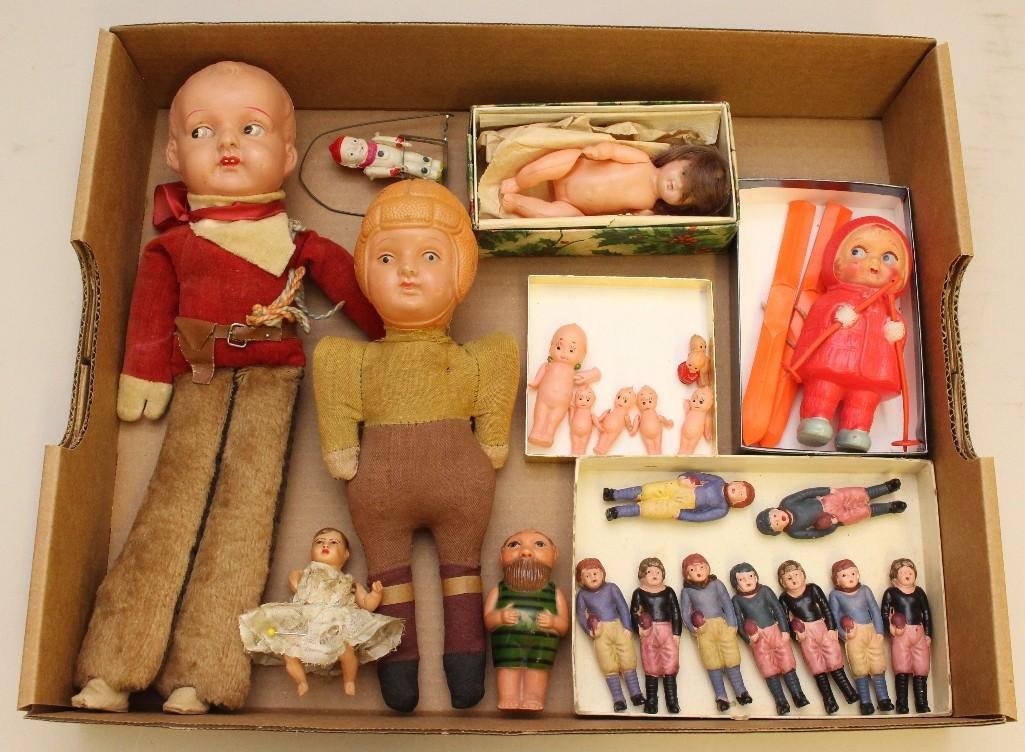 LOT OF CELLULOID NOVELTY DOLLS, JAPAN. (1 of 3)