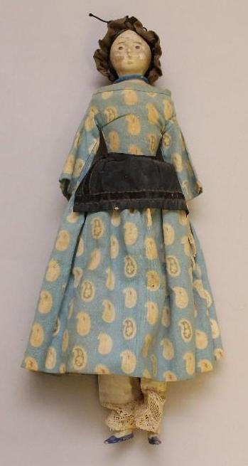 13 1/2" ALL ORIGINAL MILLINER'S MODEL DOLL WITH (1 of 6)