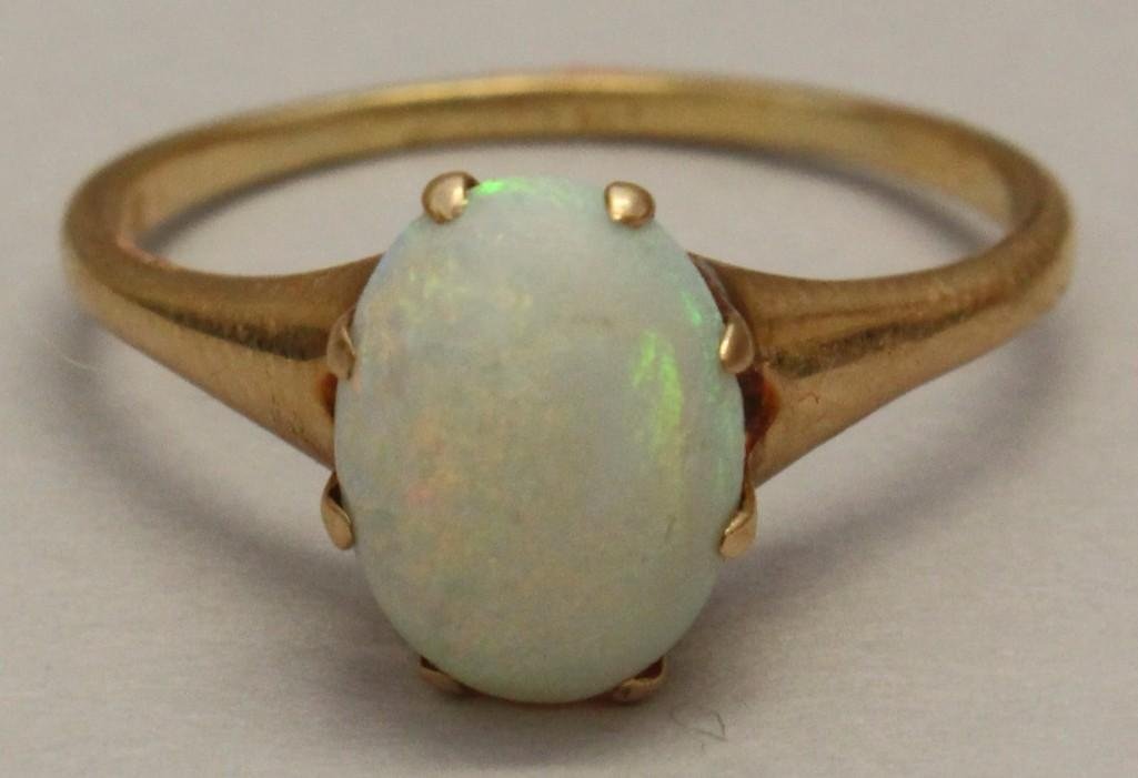 Gold Ring with Opal (1 of 2)