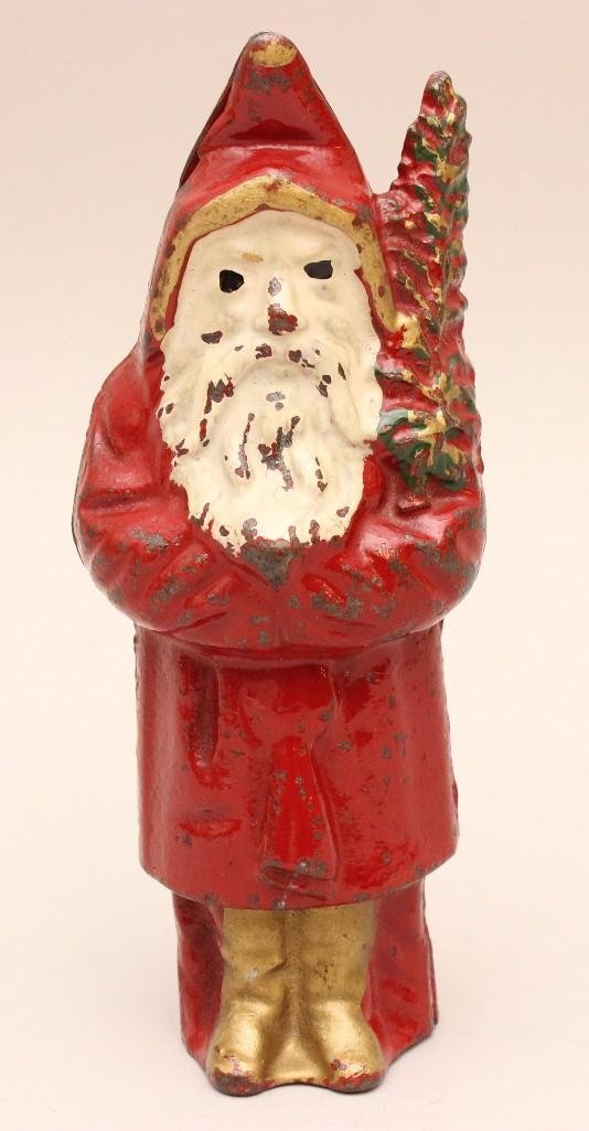 Hubley Still Bank Santa with Tree (1 of 3)