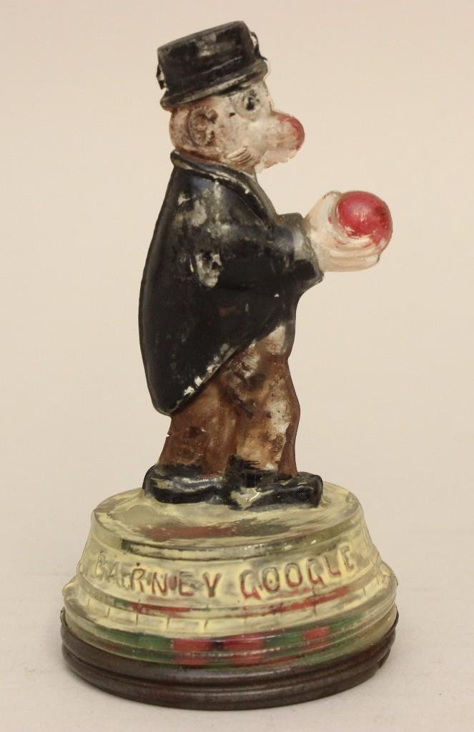 Glass Candy Container of Barney Google (1 of 4)