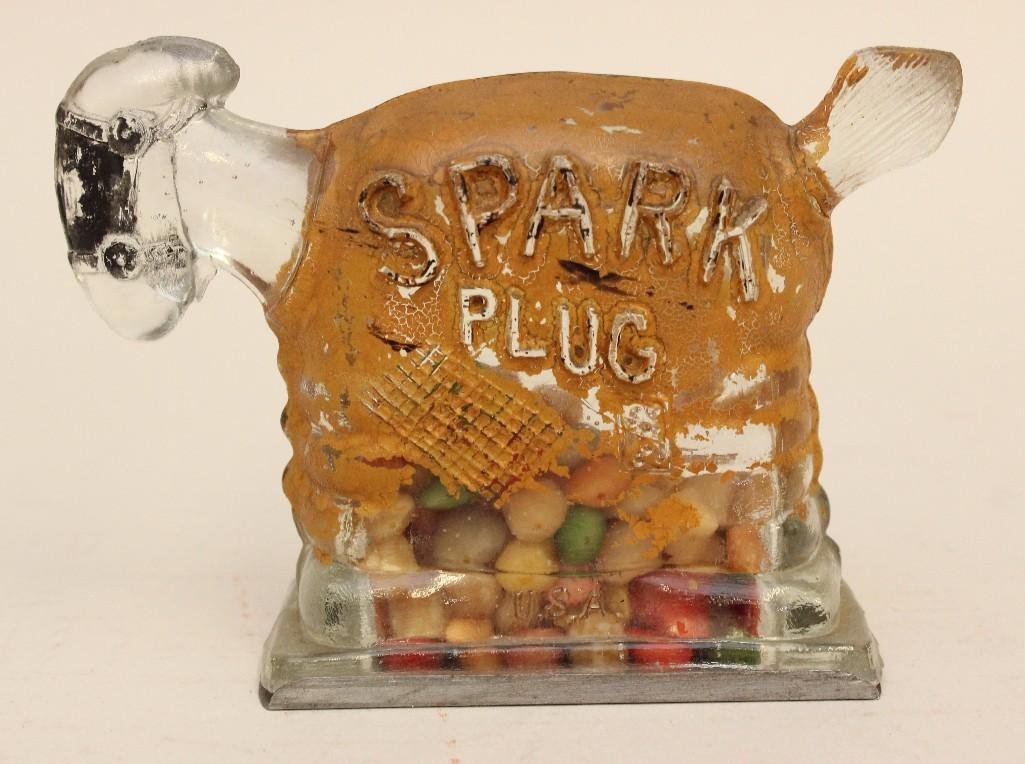 Spark Plug Glass Candy Container (1 of 3)
