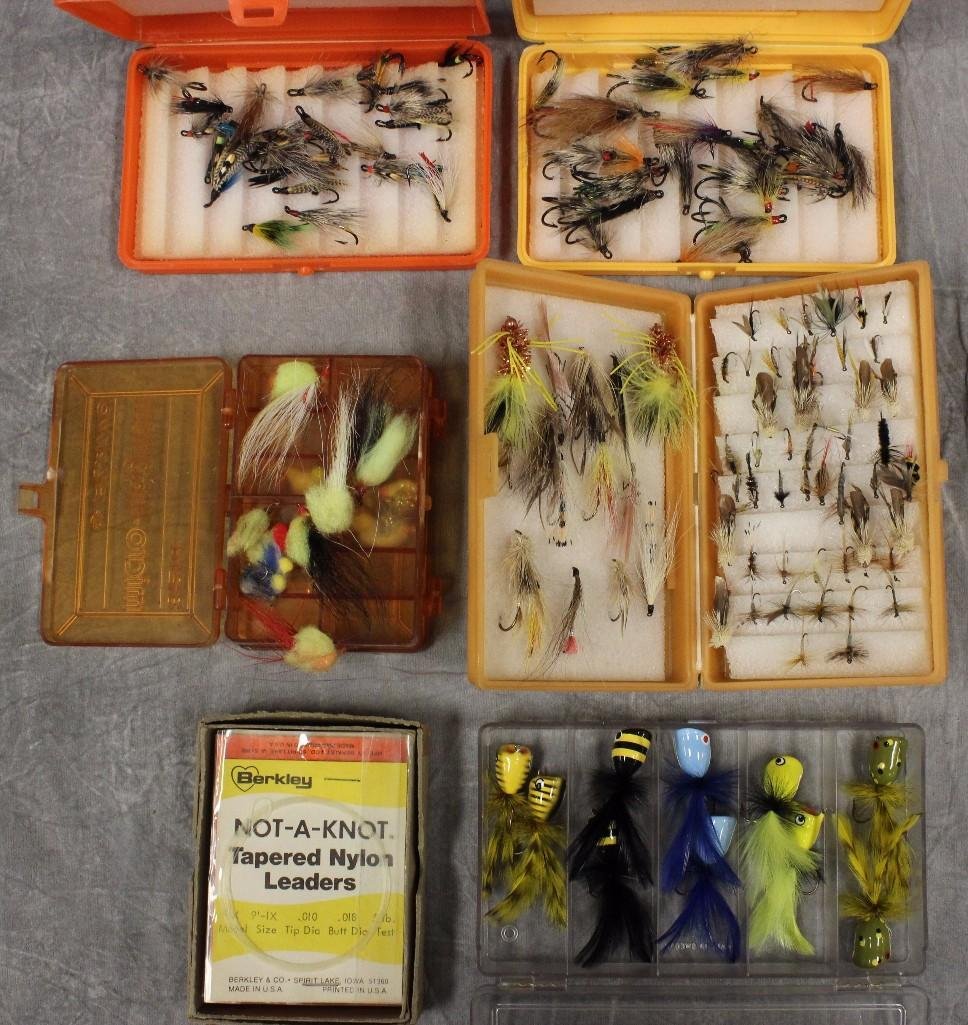 (5) Small Boxes of Flies (1 of 10)