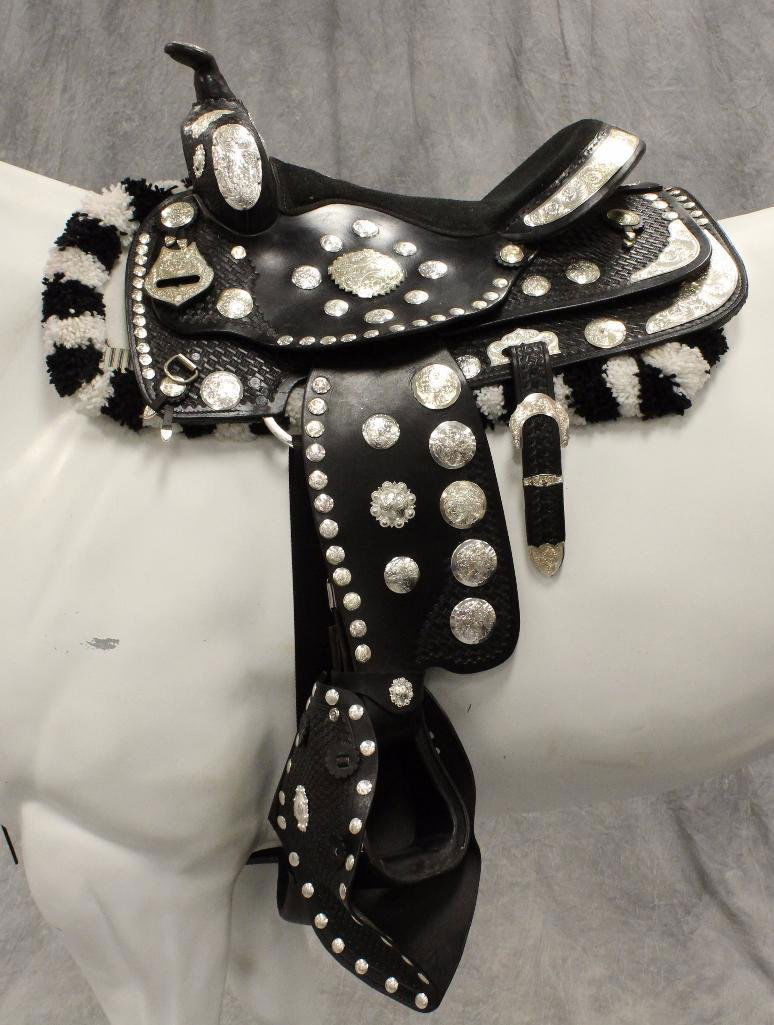 Simca Silver Parade Horse 16" Saddle (1 of 10)