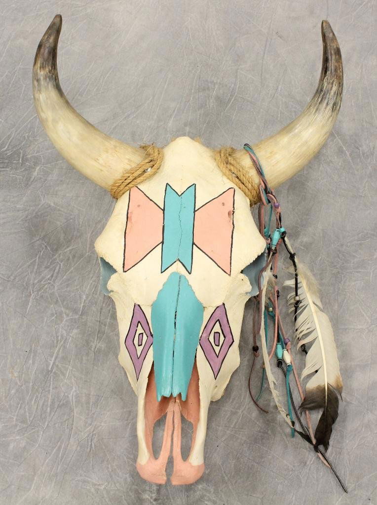 Steer Skull Painted Face (1 of 5)
