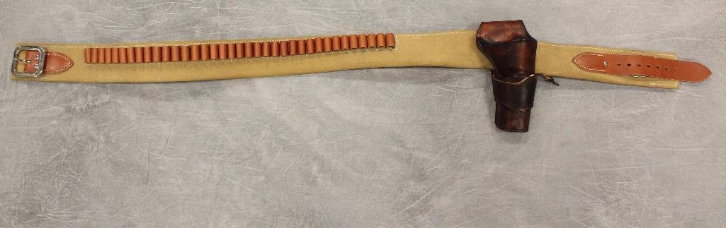 John Wayne "100 Years" Single Holster Gun Belt: Includes box and certificate. 