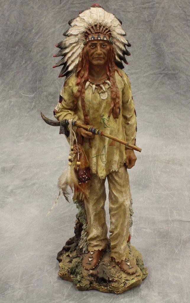 Standing War Chief Statue (1 of 4)