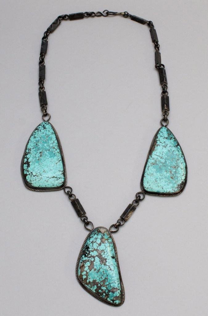 Turquoise Native American Necklace (1 of 3)