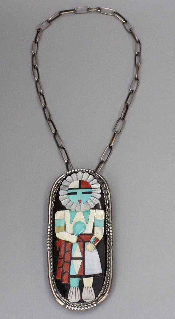 Native American Zuni Necklace and Pendant (1 of 4)
