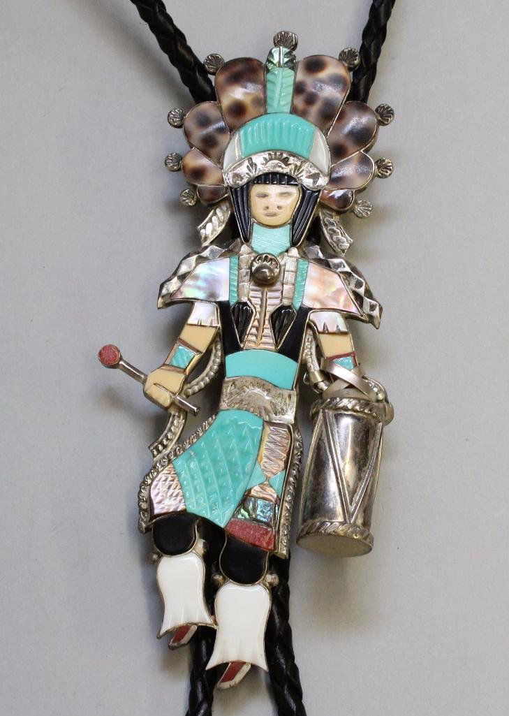 Native American Zuni Bolo Tie (1 of 3)