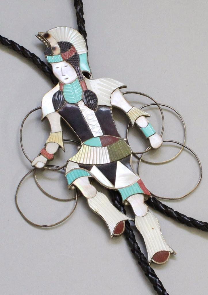 Native American Zuni Bolo Tie (1 of 3)