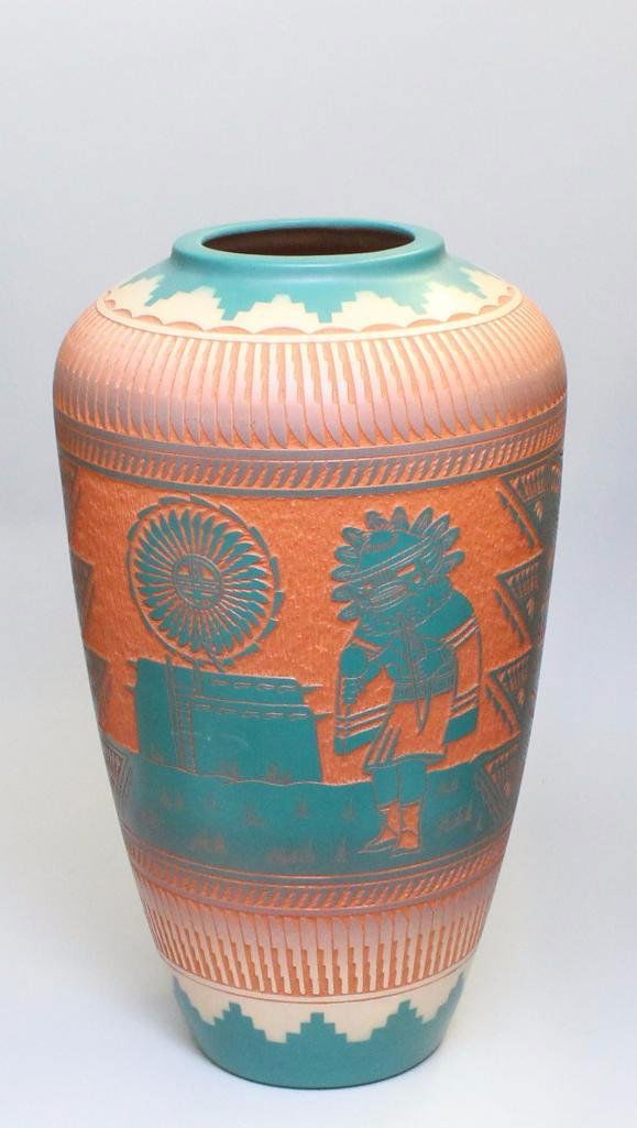 Native American Acoma-Laguna Pueblo Pottery (1 of 3)