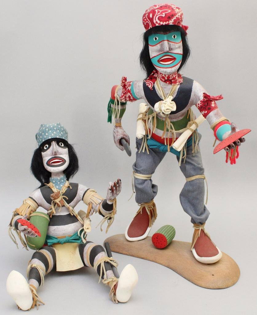Native American Navajo Kachina Doll Lot (1 of 8)