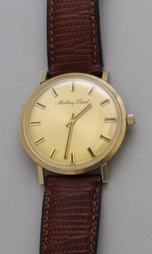 Mathey-Tissot Gold Wristwatch (1 of 3)