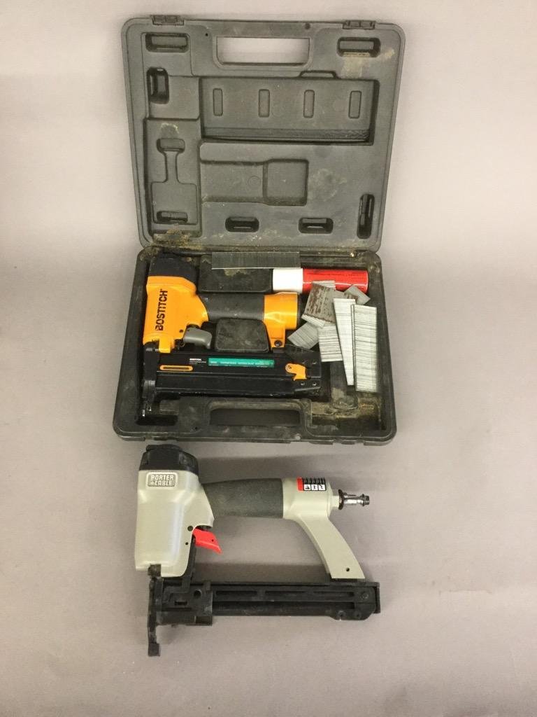 Porter Cable and Bostitch Nailer and Stapler Lot (1 of 5)