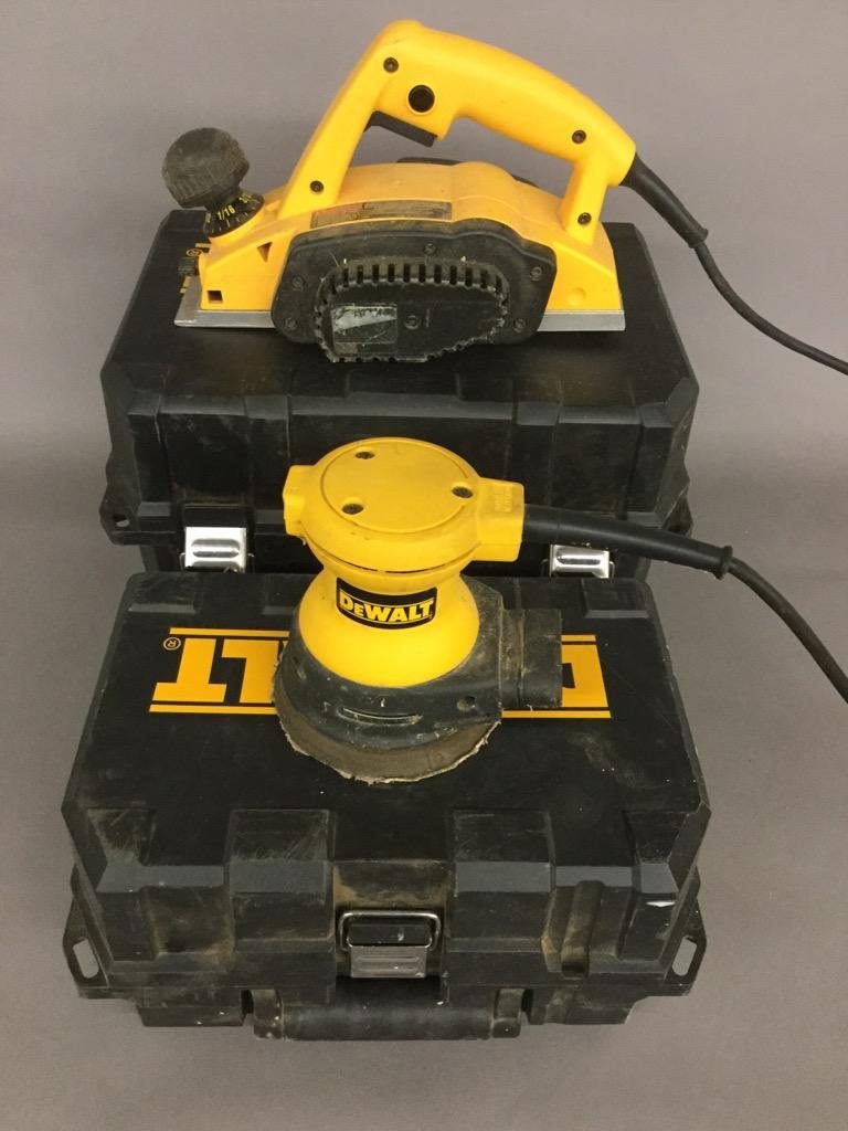 Dewalt Heavy Duty Planer 3 1/4" and Random Orbit Sander (1 of 5)