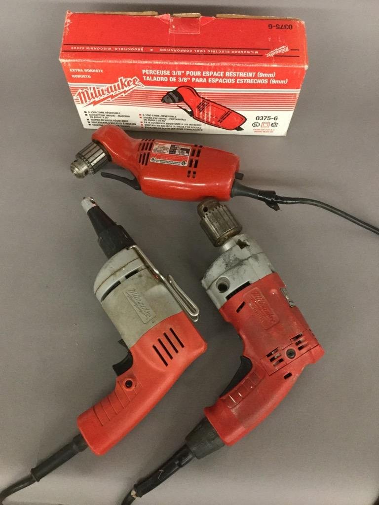 Milwaukee Drill Driver 3 Piece Lot (1 of 4)