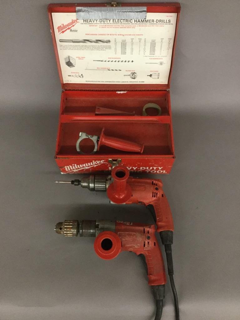 Milwaukee Drill Driver 2 Piece Lot (1 of 3)