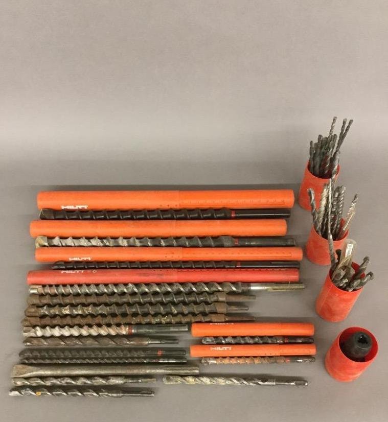 Hilti 58 Piece Hammer Drill Concrete Masonry Bit Lot (1 of 6)