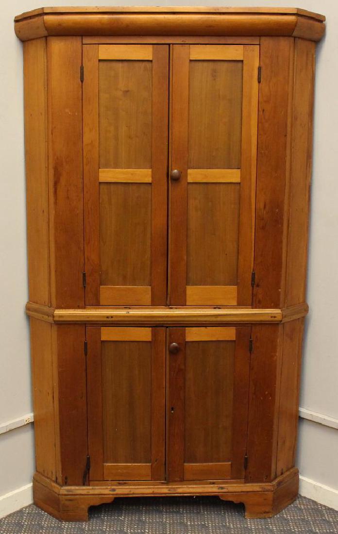 Chippendale Style Corner Cupboard (1 of 4)