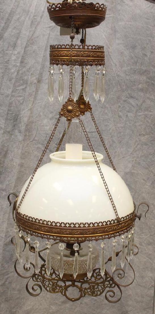 Victorian Hanging Oil Lamp