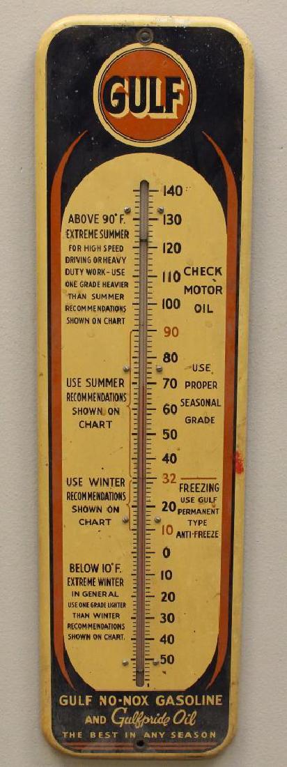 Gulf Gasoline Thermometer (1 of 3)