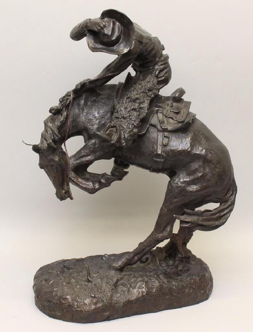 In the Manner of Frederic Remington, "The Rattlesnake": 23"h x 14"w