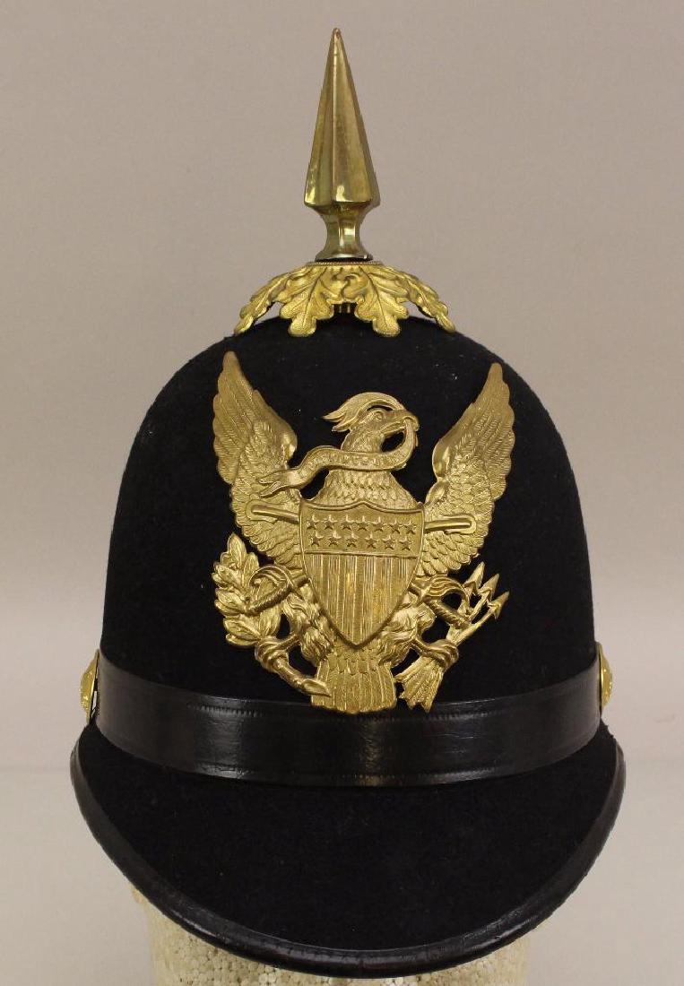 Model 1881 U.S. Cavalry Helmet: Model 1881 United States cavalry helmet with spike.