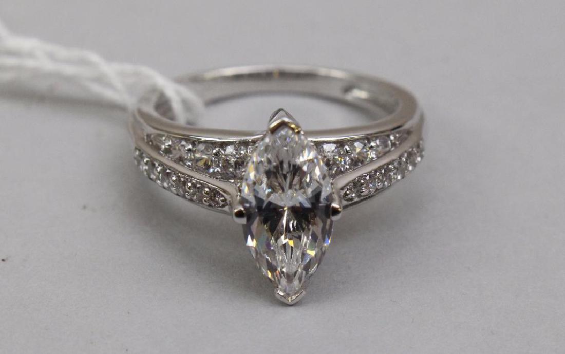 STERLING RING. CZ (1 of 1)