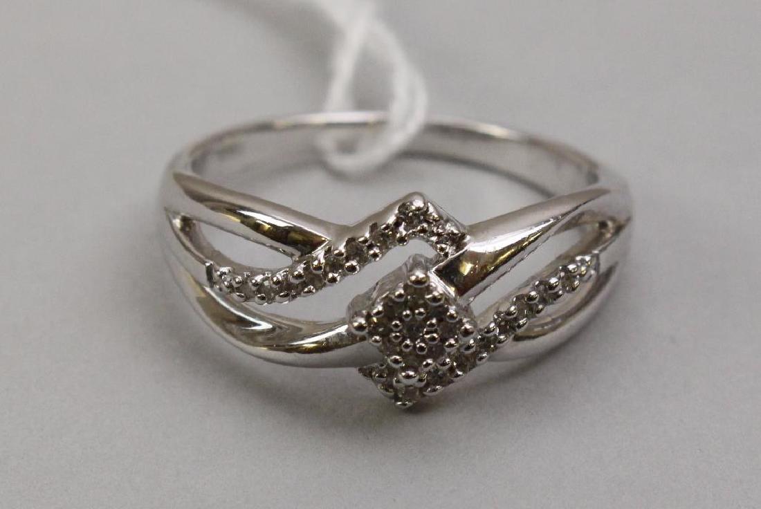 STERLING RING. DIAMOND (1 of 1)