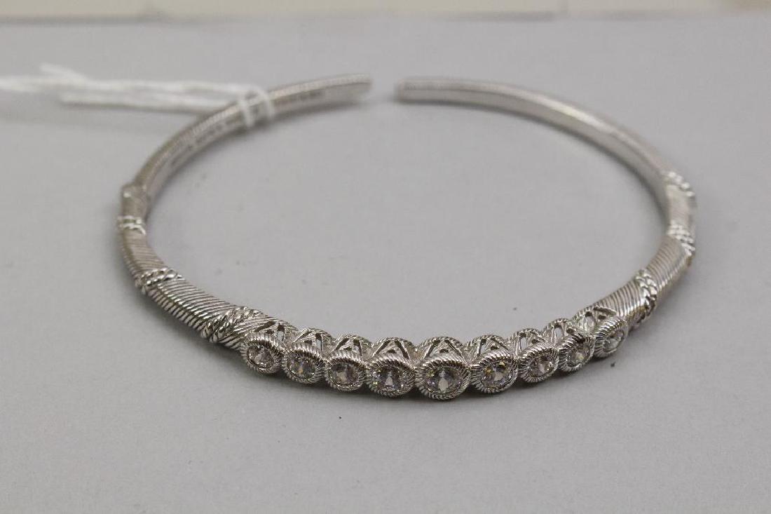 STERLING BRACELET. JUDITH RIPKA. CZ (1 of 1)