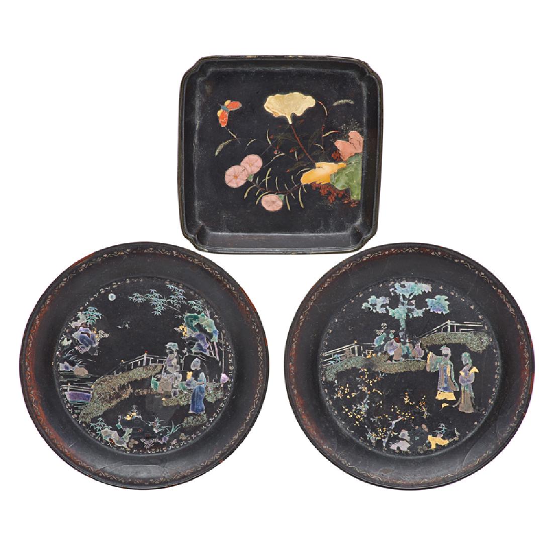 KANGXI PERIOD LACQUERED DISHES (1 of 7)