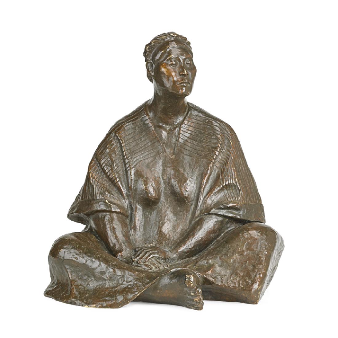 AFTER FRANCISCO ZUNIGA (Mexican, 1912-1998): Untitled (Woman), Bronze Signed, dated and numbered IV/X 19"