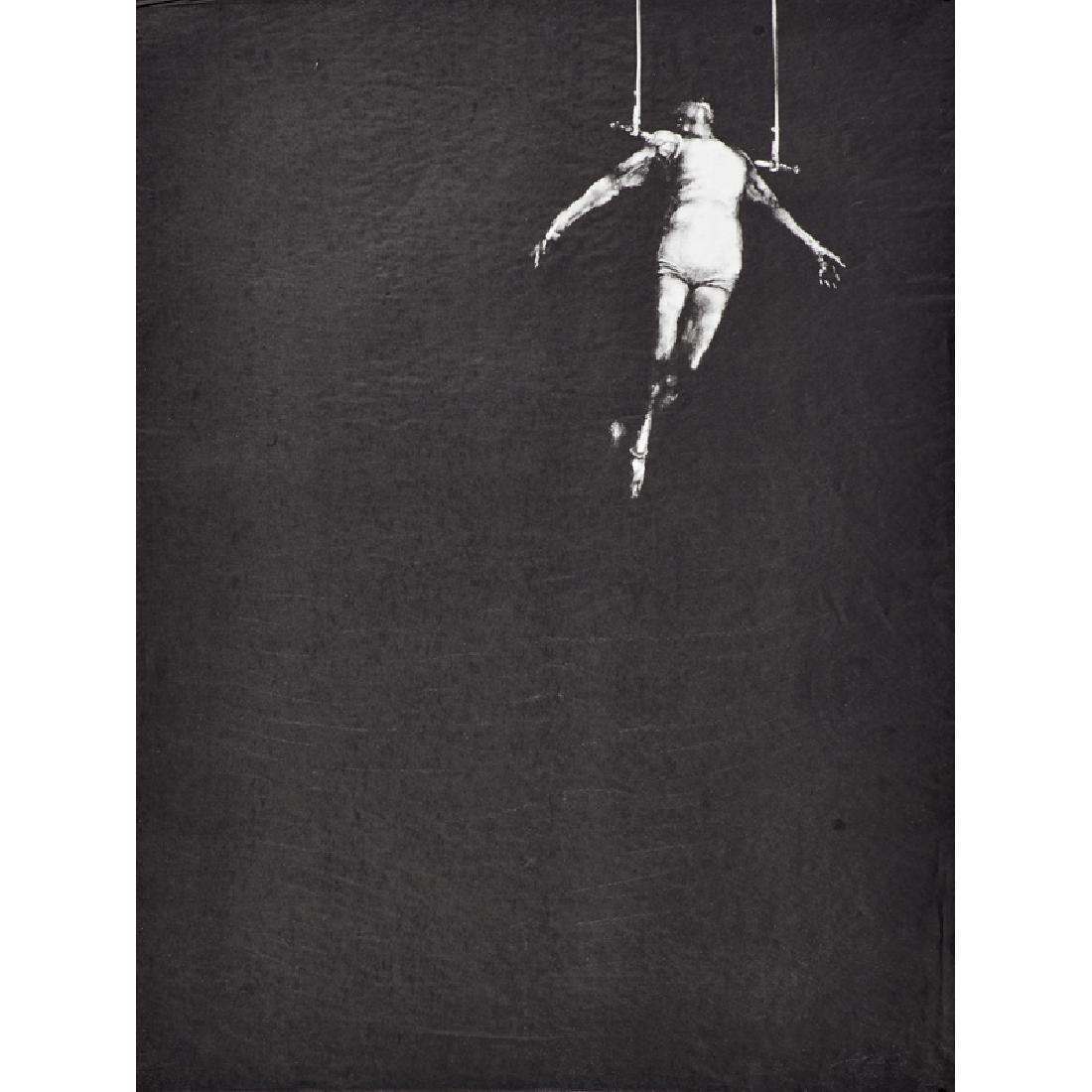 LAWRENCE GIPE (American, b. 1962): Three untitled monotypes of acrobats (all unframed); Each signed and dated 2006; 30" x 22 1/2" (sheet, each)