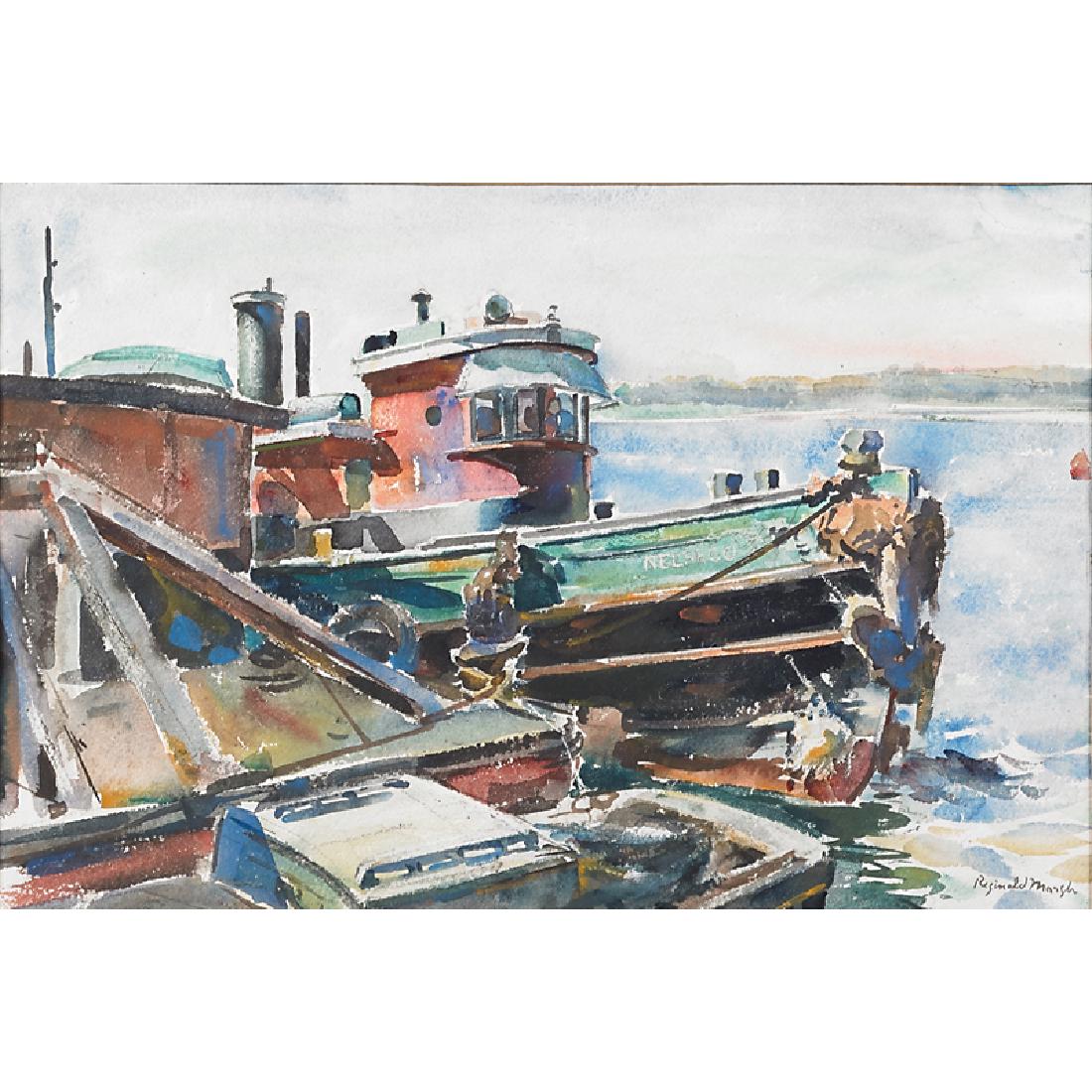 Reginald Marsh (American, 1898-1954): Untitled; Watercolor on paper (framed); Signed; 15 3/8" x 22 3/4" (sheet); Provenance: Private Collection, New Jersey