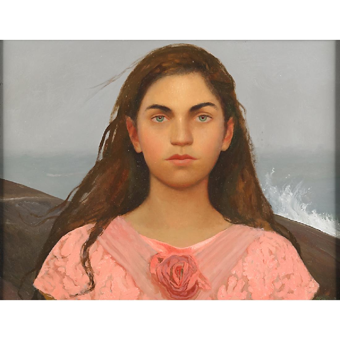 Bo Bartlett (American, b. 1955): Eden, Study for the Way, 2003; Oil on panel (framed); Signed, dated and titled; 16" x 20"; Exhibition: Still Point of the Turning World, P. P. O. W. Gallery, New York, February 14 - March 14, 2004; Bo