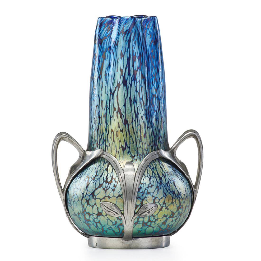 LOETZ Vase with pewter overlay (1 of 3)