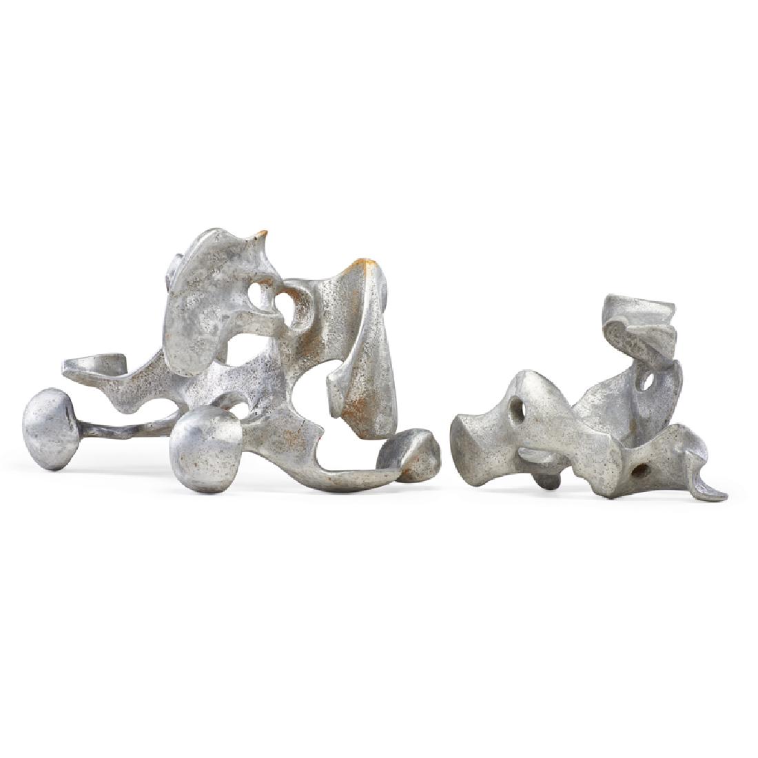 DENIS WAGNER Two sculptures (1 of 3)