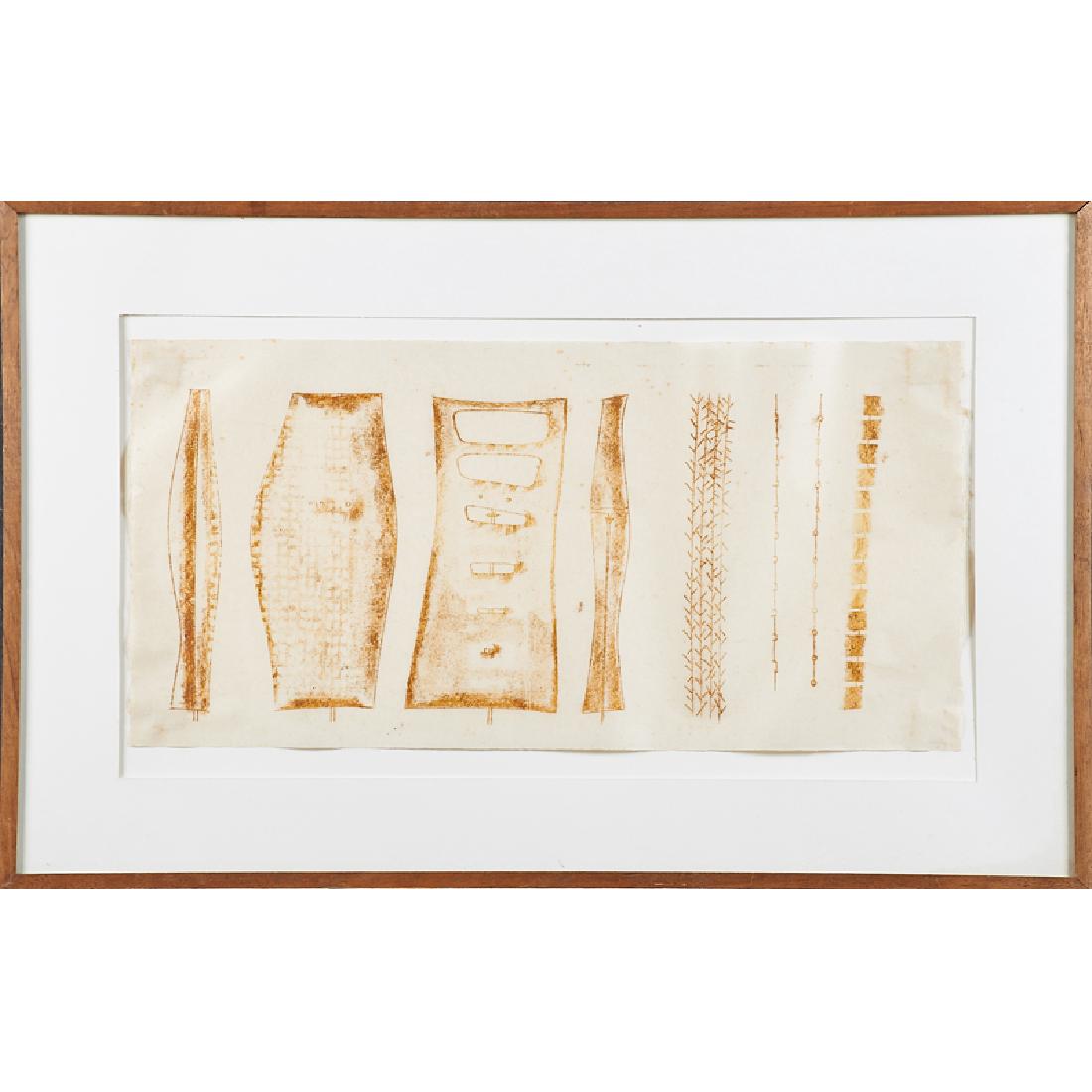 HARRY BERTOIA Drawing and monoprint (1 of 2)