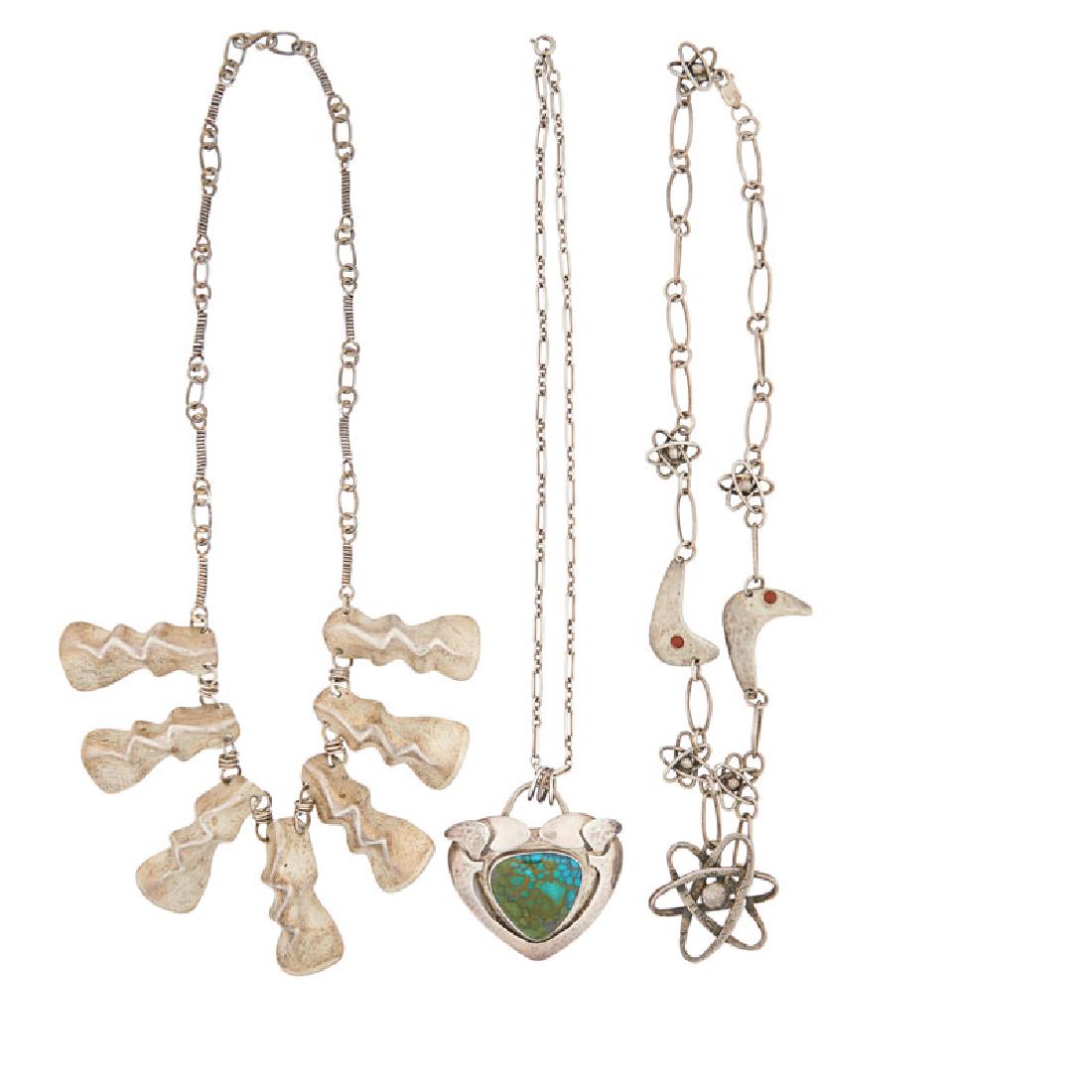 HARVEY KAPLAN ARTISANAL SILVER NECKLACES (1 of 1)