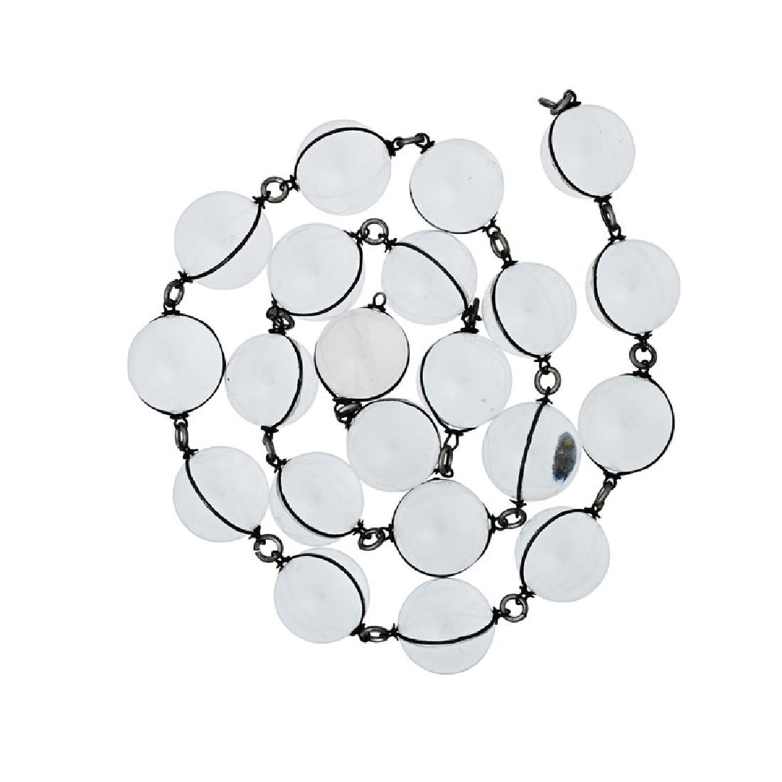 CRYSTAL 'POOL OF LIGHT' NECKLACE (1 of 1)