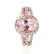 MORGANITE, DIAMOND & ROSE GOLD RING