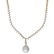 SOUTH SEA PEARL, DIAMOND & YELLOW GOLD NECKLACE