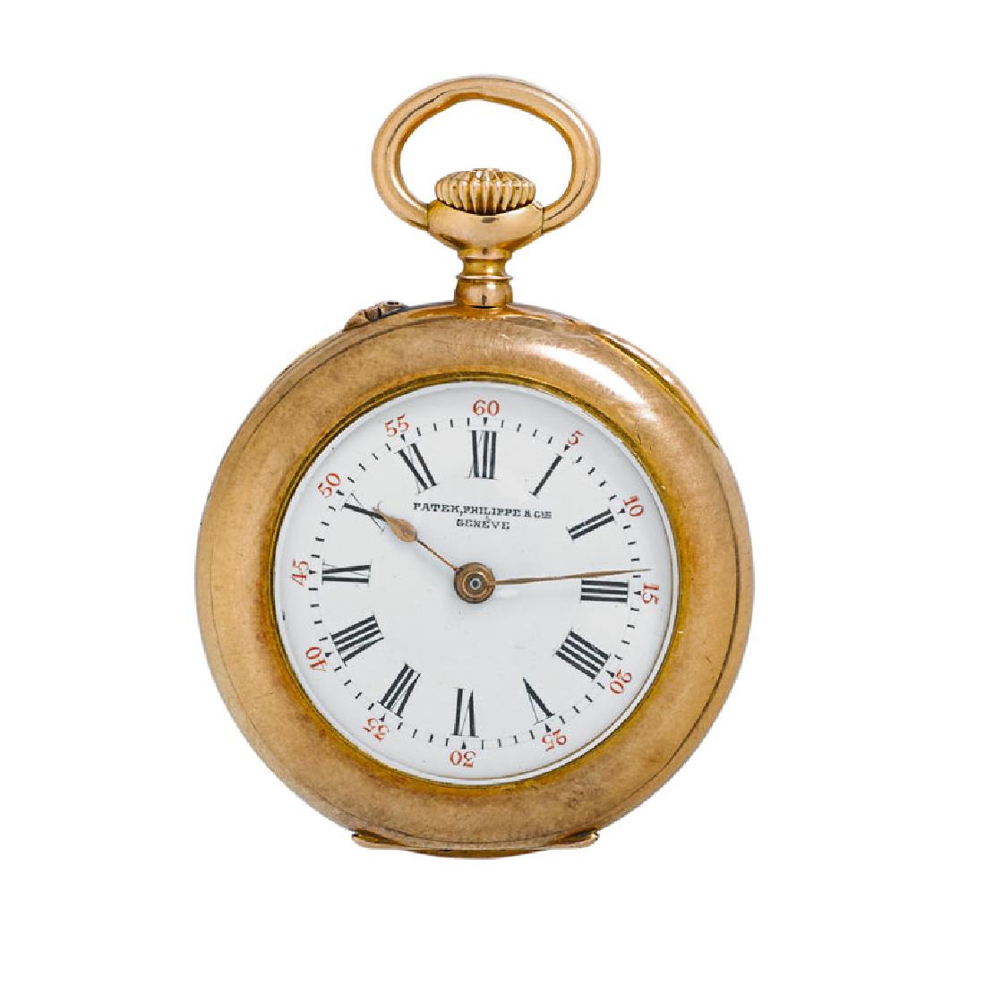 PATEK PHILIPPE YELLOW GOLD POCKET WATCH (1 of 3)
