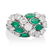 CARTIER DIAMOND, EMERALD & PLATINUM RING
